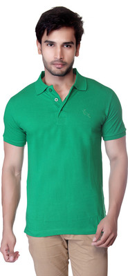 59% OFF on LUCfashion Solid Men's Polo Neck Green T-Shirt 59% OFF on LUCfashion Solid Men's Polo Neck Green T-Shirt