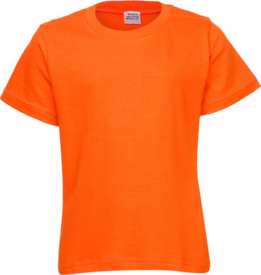 

Gkidz Boys Solid T Shirt(Green, Pack of 2, Orange
