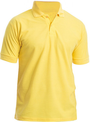 

Bainsons Solid Men's Polo Neck Yellow T-Shirt