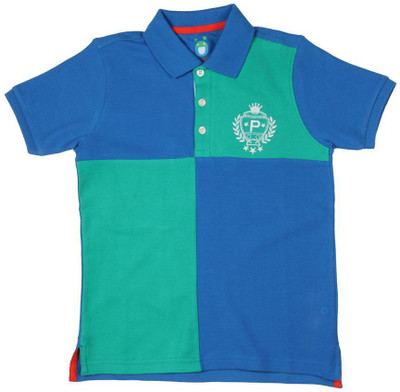 

Poppers by Pantaloons Boys Solid T Shirt(Green, Pack of 1