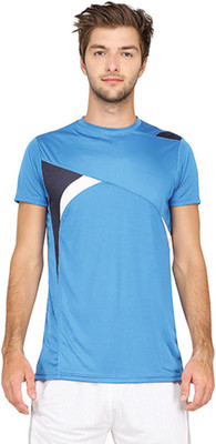 

Campus Sutra Solid Men Round Neck Blue T-Shirt, Light blue