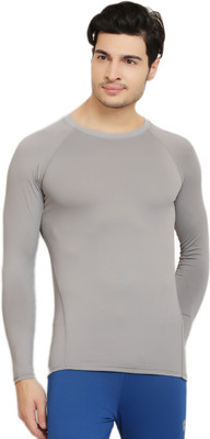 

Armr Solid Men's Round Neck Grey T-Shirt