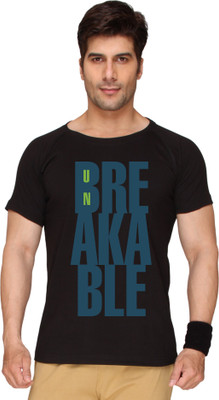 

SayItLoud Printed Men's Round Neck Black T-Shirt