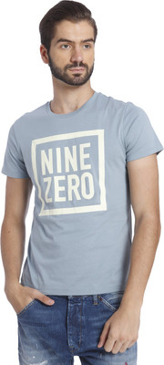 

Jack & Jones Printed Men's Round Neck Blue T-Shirt, Citadel