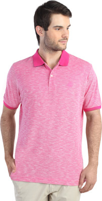 

Blackberrys Solid Men's Polo Neck Pink T-Shirt