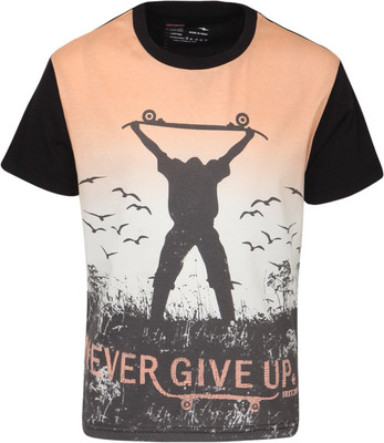

Fritzberg Boys Printed T Shirt(Black
