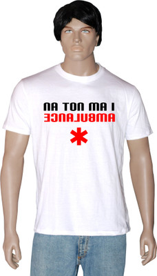 

Tshirt.in Graphic Print Men's Round Neck White T-Shirt, Pearl white