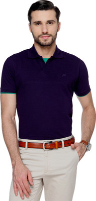 

Proline Solid Men's Polo Neck Purple T-Shirt
