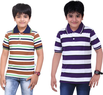 

Dongli Boys Printed T Shirt(Dark Green, Pack of 2), Multicolor