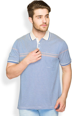 

Raymond Striped Men's Polo Neck Beige T-Shirt