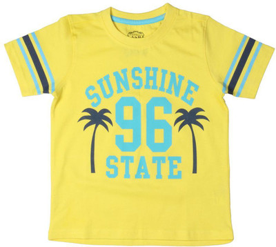

Chalk by Pantaloons Boys Printed T Shirt(Yellow, Pack of 1