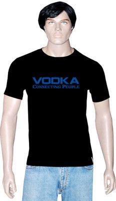 

Tshirt.in Graphic Print Men's Round Neck Black T-Shirt, Jet balck