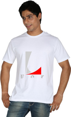 

Trendster Printed Men' Round Neck White T-Shirt