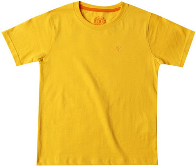 

SuperYoung Boys Printed T Shirt(Yellow, Pack of 1