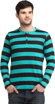 

Rockhard Striped Men's Henley Multicolor T-Shirt