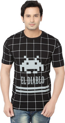 

Fugazee Lifestyle Printed Men' Round Neck Black, White T-Shirt