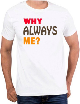 

PhotogiftsIndia Printed Men's Round Neck White T-Shirt