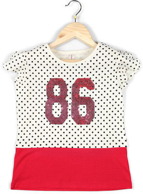 

Poppers by Pantaloons Girls Graphic Print T Shirt(Pink, Fuchsia