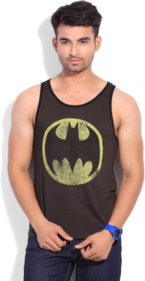 

DC Comics Printed Men's Round Neck Grey T-Shirt, Dk.grey galaxy mel.