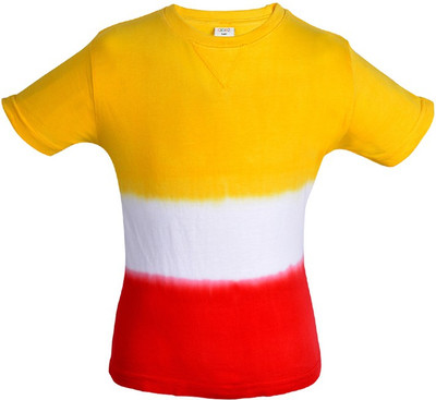 

Gkidz Boys Printed Cotton T Shirt(Yellow, Pack of 1