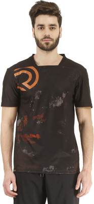 

Revo Printed Men's Square Neck Multicolor T-Shirt