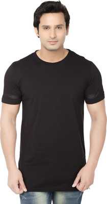 

Fugazee Lifestyle Solid Men's Round Neck Black T-Shirt