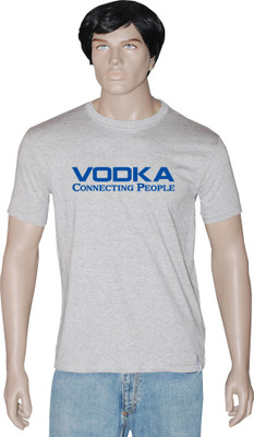 

Tshirt.in Graphic Print Men's Round Neck Grey T-Shirt, Grey melange