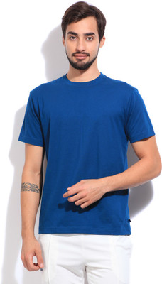 

Jockey Solid Men' Round Neck Blue T-Shirt, Seapt