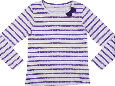 

Poppers by Pantaloons Girls Printed T Shirt(Red, Plum