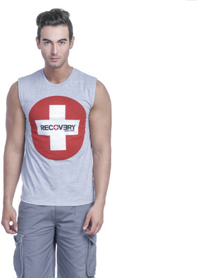 

Eminem Printed Men's Round Neck Grey T-Shirt, Grey melange