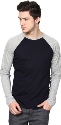 

Izinc Solid Men's Round Neck Dark Blue T-Shirt, Navy