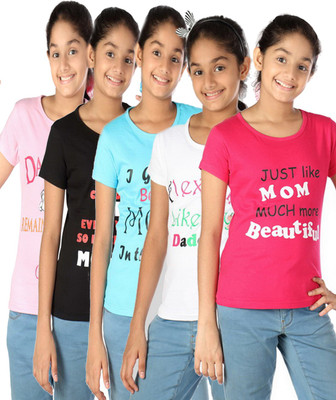 12% OFF on Gkidz Girls Printed T Shirt(Multicolor) 12% OFF on Gkidz Girls Printed T Shirt(Multicolor)