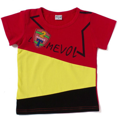 

Camey Boys Printed Lycra T Shirt(Red, Pack of 1