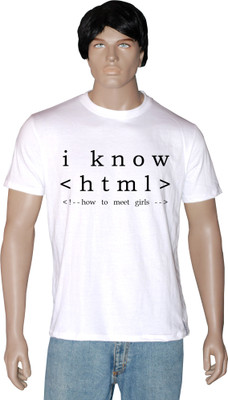 

Tshirt.in Graphic Print Men's Round Neck White T-Shirt, Pearl white