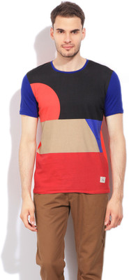 

United Colors of Benetton. Solid Men' Round Neck Multicolor T-Shirt, 901