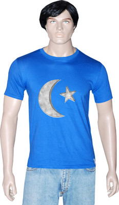 

Tshirt.in Graphic Print Men's Round Neck Blue T-Shirt, Royal blue