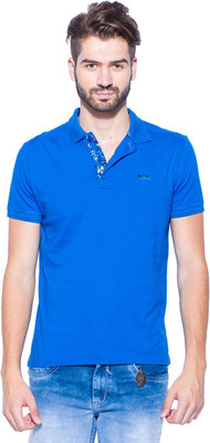 

Mufti Solid Men's Polo Neck Blue T-Shirt, Royal