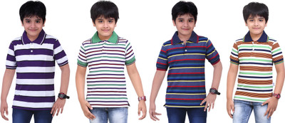 

Dongli Boys Printed T Shirt(Multicolor, Pack of 4)
