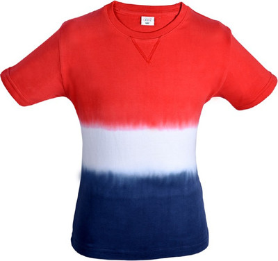 

Gkidz Boys Printed Cotton T Shirt(Red, Pack of 1