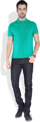 

Parx Solid Men's Polo Neck Green T-Shirt