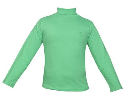 

Awack Boys Solid Cotton T Shirt(Light Green, Pack of 1, Parrotgreen