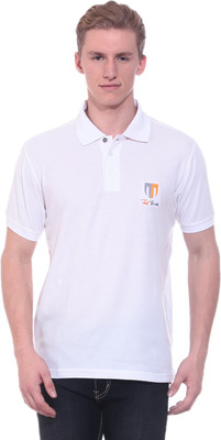 

Ted Smith Solid Men's Polo Neck White T-Shirt