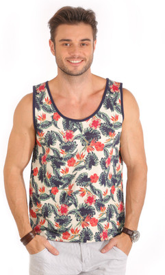 

Smugglerz Inc. Printed Men's Round Neck Beige T-Shirt, Oatmeal aop