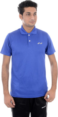 

Nivia Solid Men's Polo Neck Blue T-Shirt, 2350;royal blue
