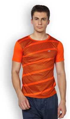 

DIFFERENCE OF OPINION Graphic Print Men' Round Neck Orange T-Shirt