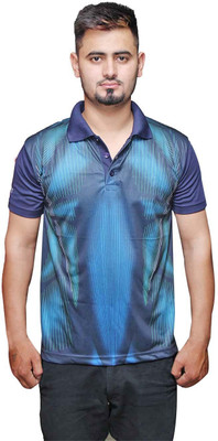 

Port Solid Men's Polo Neck Dark Blue T-Shirt, Darkblue
