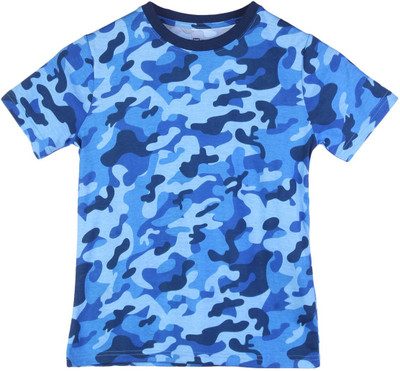 

Chalk by Pantaloons Boys Graphic Print T Shirt(Blue, Pack of 1