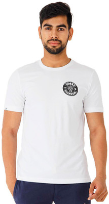 

Puma Solid Men's Round Neck White T-Shirt