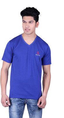 

Sellsy Solid Men's V-neck Blue T-Shirt, Royal blue