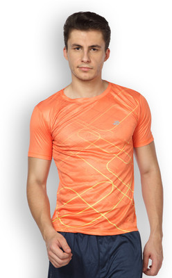 

Difference of Opinion Graphic Print Men's Round Neck Orange T-Shirt